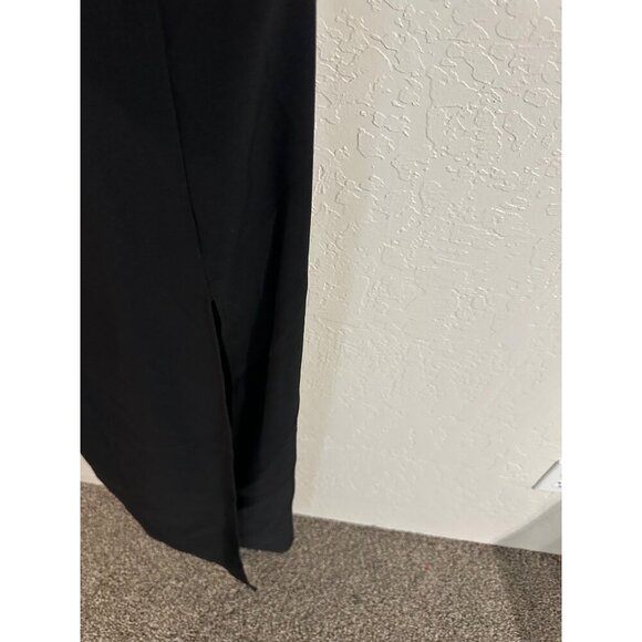Lulus Black Conversation Piece Cutout Slit Maxi Dress - Picture 6 of 12